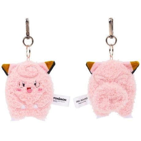 海外ポケモングッズ ポケモン × 3RD ROUND 韓国限定 ぺたんこぬいぐるみ 【プリン・アーボ・コイル・パウワウ・ピッピ】