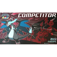 ポケモンカード 2026 Europe International Championships 選手用プレイマット 【メガリザードンX・リザードン・リザード・ヒトカゲ】