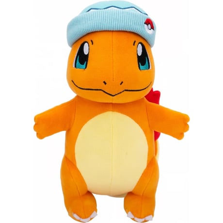 海外ポケモングッズ Jazwares クリスマスぬいぐるみ 【ヒトカゲ／8インチ・約20cm】