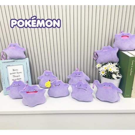 海外ポケモングッズ ポケモン × NOORI PLUS 韓国限定 きのみもぐもぐメタモン カラビナ付きマスコット