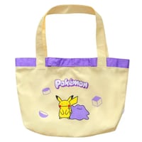 海外ポケモングッズ Pokémon × HOLLYBOX トートバッグ 【メタモン＆ピカチュウ(黄)】