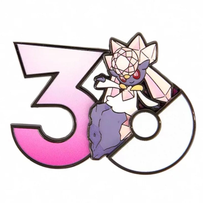 中国ポケモンセンターグッズ ポケモン30周年記念ロゴ マグネット