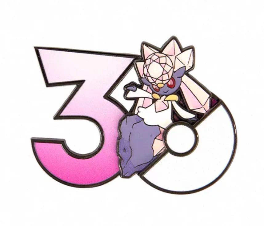 中国ポケモンセンターグッズ ポケモン30周年記念ロゴ マグネット