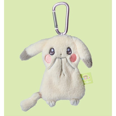 ポケモン 韓国限定 「ぽこ あ ポケモン」×MUSINSA Pokémon Pokopia 【ピカチュウ（うすいろ） フラットぬいぐるみキーホルダー】