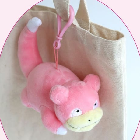 海外ポケモングッズ ポケモン × 3RD ROUND 韓国 ヤドン カラビナ付きマスコット
