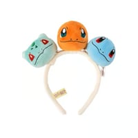 ポケモン 中国ポケモンセンター 「随心搭配」シリーズ ぬいぐるみカチューシャ 【フシギダネ＆ヒトカゲ＆ゼニガメ】