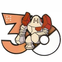 中国ポケモンセンターグッズ ポケモン30周年記念ロゴ マグネット レジロック