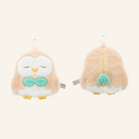 海外ポケモングッズ ポケモン × NOORI PLUS 韓国 ポケピース カラビナ付きぬいぐるみポーチ【全5種類／約17〜24cm】