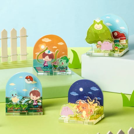 【海外イベント会場限定】ポケモン 韓国限定 「ぽこ あ ポケモン」×MUSINSA Pokémon Pokopia カプセルトイ【アクリルジオラマ（全4種・種類を選べる1個）】