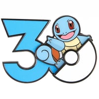 中国ポケモンセンターグッズ ポケモン30周年記念ロゴ マグネット ゼニガメ