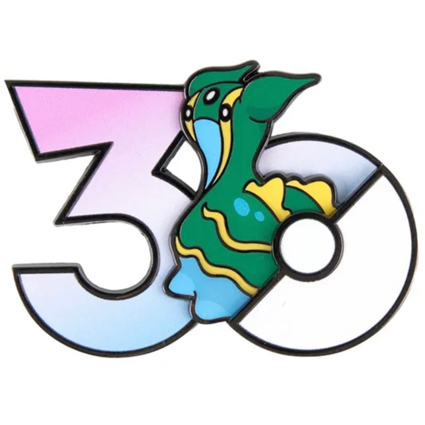 中国ポケモンセンターグッズ ポケモン30周年記念ロゴ マグネット