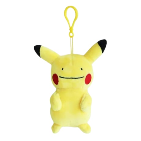 海外ポケモングッズ ポケモン × 3RD ROUND 韓国限定 へんしんメタモン カラビナ付きマスコット 【通常ピカチュウ】