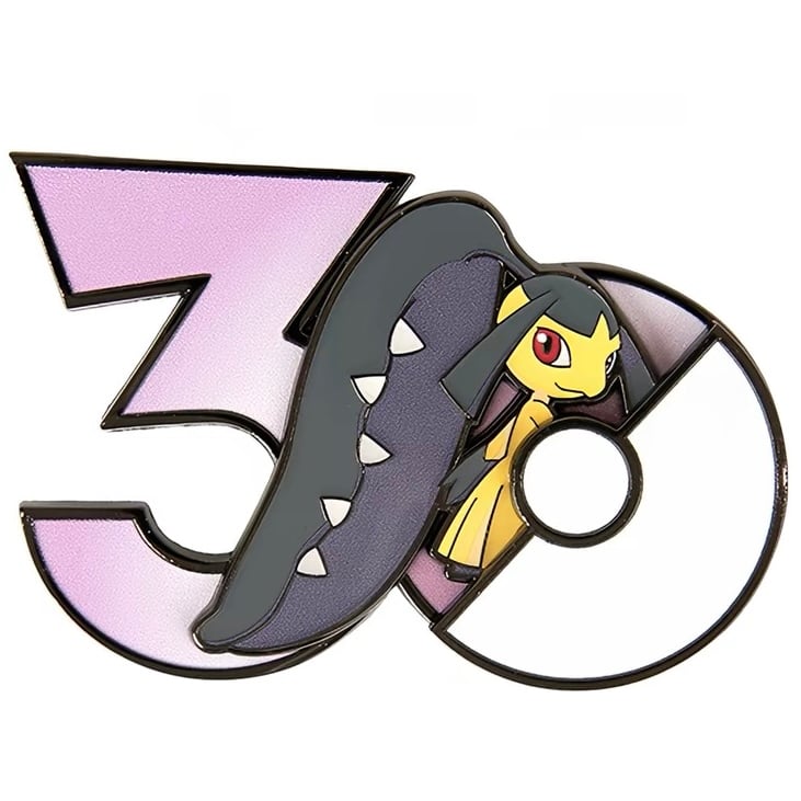 中国ポケモンセンターグッズ ポケモン30周年記念ロゴ マグネット