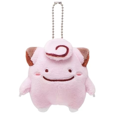 ポケモン 海外ポケモンセンターより輸入 へんしんメタモン ボールチェーン付きマスコット ピッピ