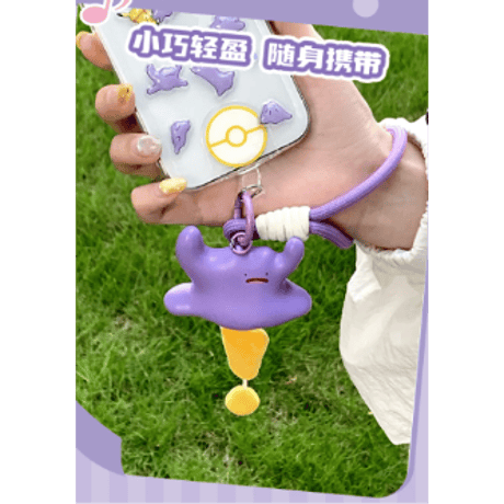 【外箱潰れの場合がございます】 海外ポケモングッズ Pokémon × HOLLYBOX メタモン 今日の気分シリーズ ストラップ 【4個セット】