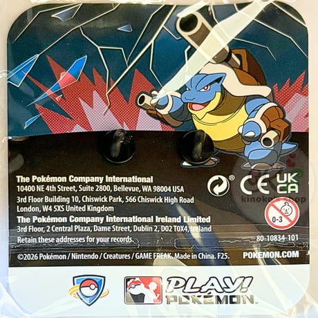 ポケモンカード 2026 North America International Championships 選手用ピンバッジ メガカメックス