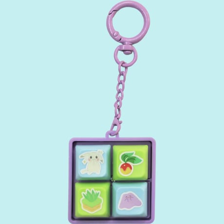 ポケモン 韓国限定 「ぽこ あ ポケモン」×MUSINSA Pokémon Pokopia 【キーキャップキーホルダー パープル】