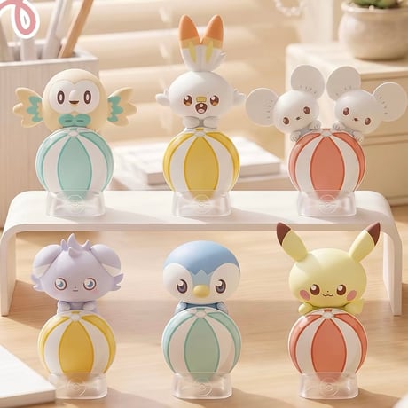 【中国限定】 ポケモン ポケピース ちょこんとバルーン マスコットフィギュア【全6種コンプリート】