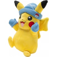 海外ポケモングッズ Jazwares クリスマスぬいぐるみ 【ピカチュウ／8インチ・約20cm】