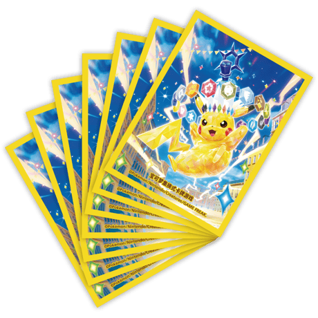 ポケモンカード 中国ジムイベント 2026 道馆挑战赛 テラスタイプ：ステラ ピカチュウ スリーブ (64枚)