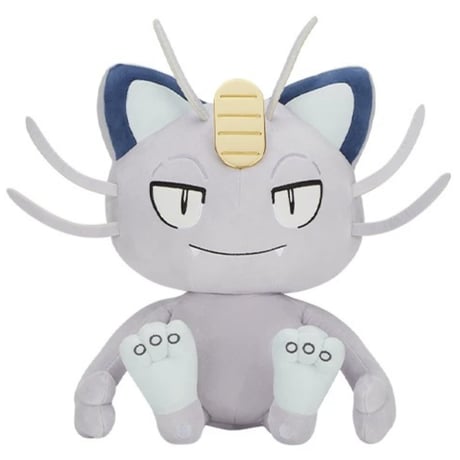 ポケモン 中国ポケモンセンター 金碧黒黄シリーズ 等身大ぬいぐるみ 【アローラニャース】(約39×26×46 cm)