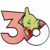 中国ポケモンセンターグッズ ポケモン30周年記念ロゴ マグネット ヨーギラス