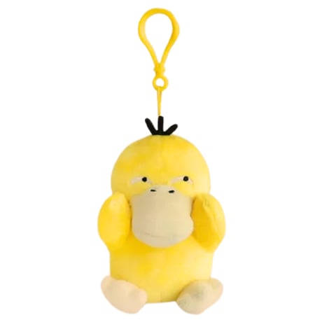 海外ポケモングッズ ポケモン × 3RD ROUND 韓国限定 カラビナ付きマスコット 【ニヤニヤコダック】