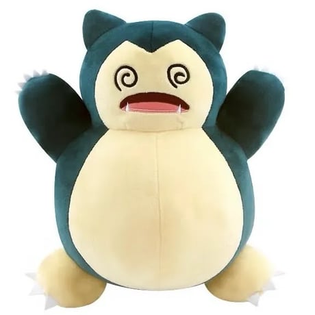 海外ポケモングッズ ポケモン × NOORI PLUS 韓国限定 ちからつきたカビゴン ぬいぐるみ