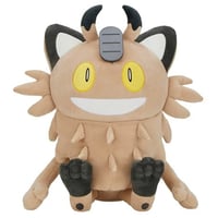 ポケモン 中国ポケモンセンター 金碧黒黄シリーズ 等身大ぬいぐるみ 【ガラルニャース】(約36×24×53 cm)