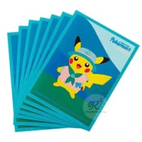ポケモンカード 中国ポケモンセンター Pokémon ROAD TRIP 【ピカチュウ (ブルー) 】 カードスリーブ (64枚)