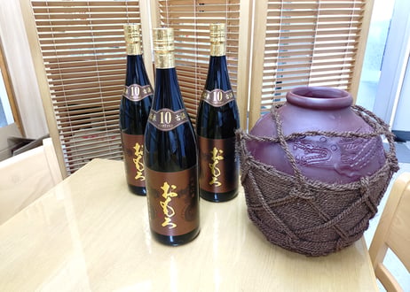 3升＿おもろ10年1,800ml ×3本(43度/十年古酒/1,800ml×3本)瑞泉が誇る「おもろ」シリーズの10年古酒