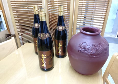 3升＿おもろ10年1,800ml ×3本(43度/十年古酒/1,800ml×3本)瑞泉が誇る「おもろ」シリーズの10年古酒