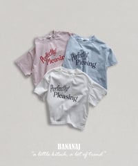 【 即納 】 perfect T-shirt ( ivory / pink / sora )