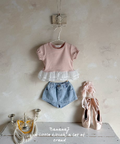 【 即納 】 peach sha T-shirt