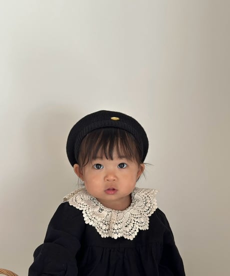 【即納】 noir lace rompers