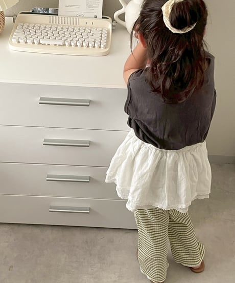 【即納】mellow line pants ( green / black )