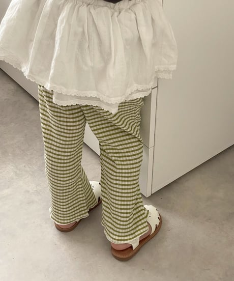 【即納】mellow line pants ( green / black )