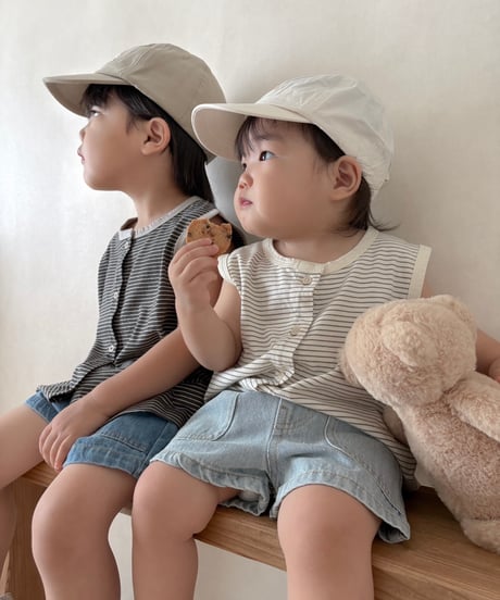 【即納】 short denim pants
