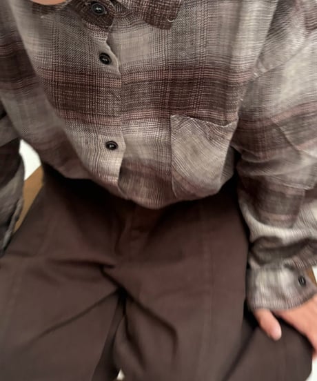 【即納】 daily pants ( brown / beige )