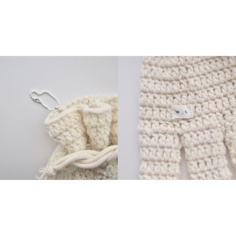 crochet big glove porch