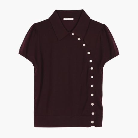 Birdie Sweater Burgundy / Sandy Liang