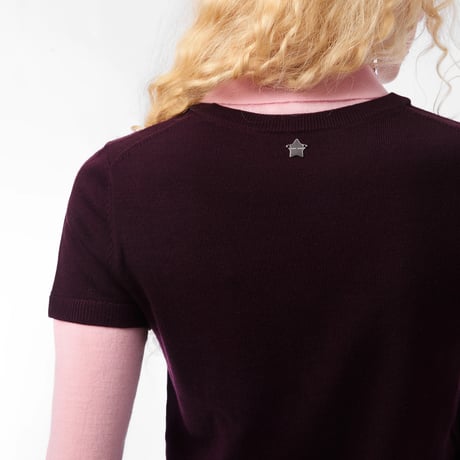 Lottie Sweater Burgundy Pink / Sandy Liang