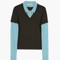 Lottie Sweater Fern Blue / Sandy Liang