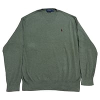 Polo Ralph Lauren V-Neck One Point Pony Cotton Knit 4