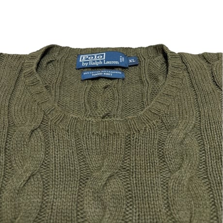Polo Ralph Lauren One Point Pony Cotton ケーブル Knit 2
