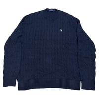 Polo Ralph Lauren One Point Pony Cotton ケーブル Knit