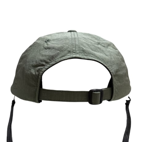 GARBAGE Soft Brim 6Panel Cap Chin Strap (OFFLINE) Army Green