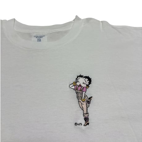 ベティー Tee (刺繍) Dead Stock