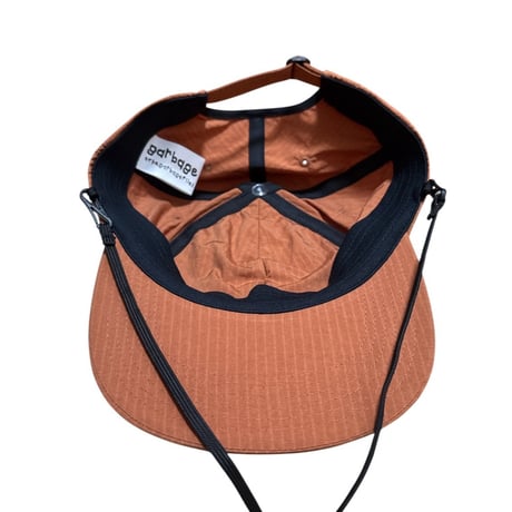GARBAGE Soft Brim 6Panel Cap Chin Strap (OFFLINE) Orange