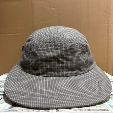 geek Recycled Plaid Long Bill Cap x IN_PUT_OUT Pins Set